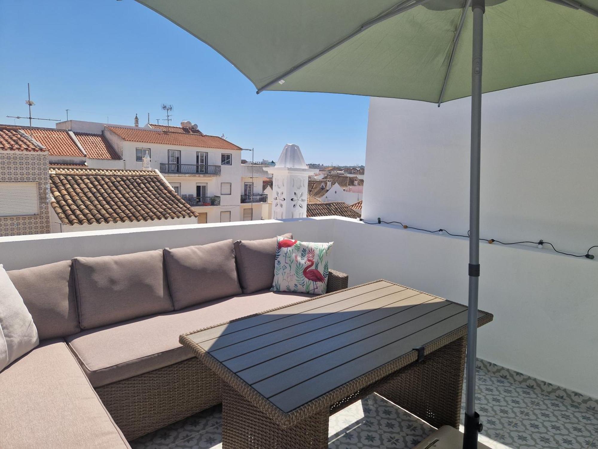 House With Private Roof Terrace In Centre Villa Tavira Buitenkant foto
